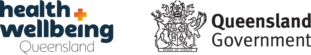 HWQ-QCOA-lockup_colour Health and Wellbeing Queensland and Queensland Government Logos