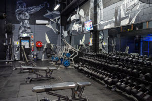 Spacious-Free-Weights-Area Kippa-Ring Gym Exterior